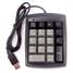 Micro Connectors 18 Key USB Numeric Keypad - Black